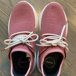 Vessi Waterproof Sneakers Limited Edition Apricot Red